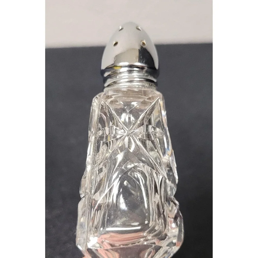 Vintage 1970s Anchor Hocking Clear Glass Salt or Pepper Shaker Replacement